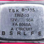 RG-1H04,(B-135) คัทเอาท์ HITACHI TR1Z-53 12V.