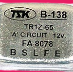 RG-1H05,(B-138) คัทเอาท์ NISSAN 200SX TR1Z-65 12V.