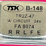 RG-1H12,(B-148) คัทเอาท์ HITACHI TR2Z-47 24V.
