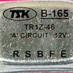 RG-1H15,(B-165) คัทเอาท์ HITACHI TR1Z-46 12V.